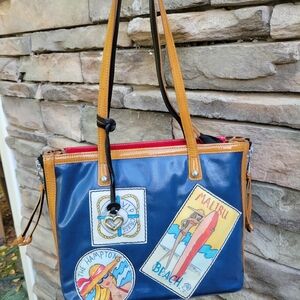 Brighton Riviera Fashionista VIP Leather tote purse